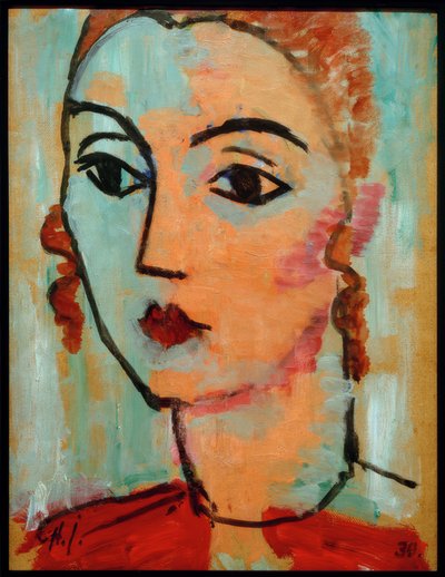 Bildnis Lisa Kümmel von Alexej von Jawlensky